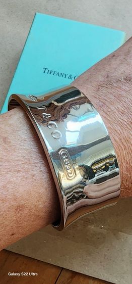 กำไล Tiffany and co. Sterling Silver Wide Cuff รูปที่ 8