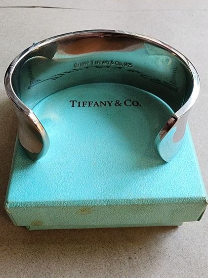 กำไล Tiffany and co. Sterling Silver Wide Cuff รูปที่ 12