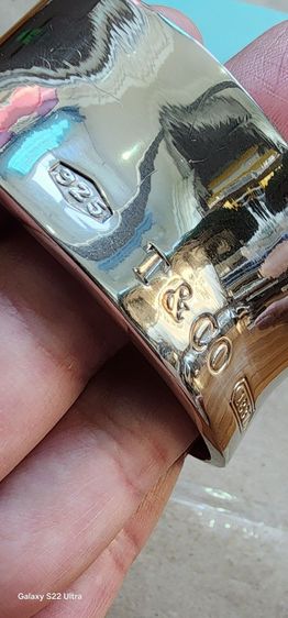 กำไล Tiffany and co. Sterling Silver Wide Cuff รูปที่ 7