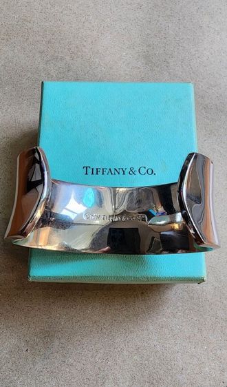 กำไล Tiffany and co. Sterling Silver Wide Cuff รูปที่ 14