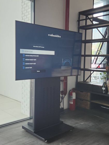 จำหน่าย ขาตั้งทีวี ฟรีอุปกรณ์พร้อมสำหรับการติดตั้ง วัสดุขาตั้งทีวีเป็นเหล็ก แข็งแรง มาพร้อมล้อเลื่อน รูปที่ 11