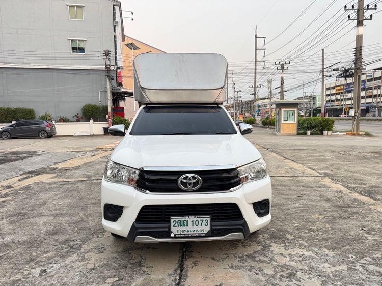 Toyota Hilux Revo 2018 2.4 J Pickup ดีเซล ไม่ติดแก๊ส เกียร์ธรรมดา ขาว รูปที่ 2