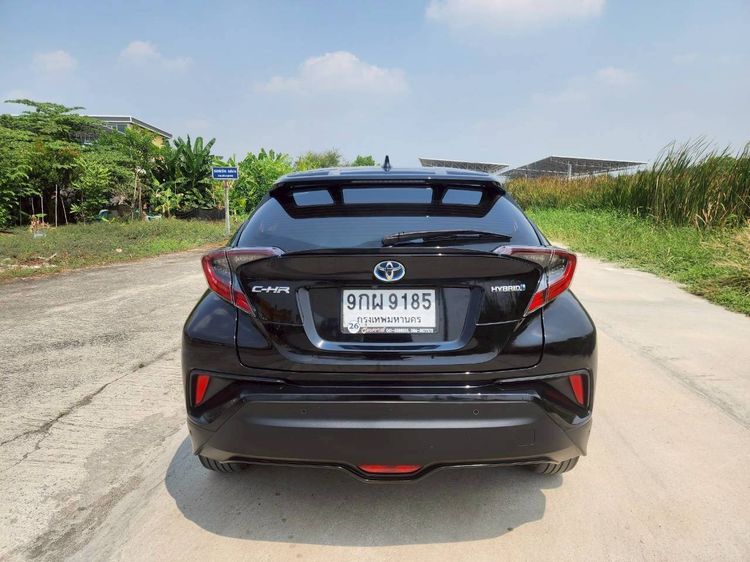 Toyota C-HR 2019 1.8 Hybrid Hi Sedan ไฮบริด ไม่ติดแก๊ส เกียร์อัตโนมัติ ดำ รูปที่ 3