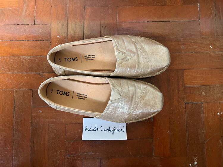 ขายรองเท้า TOMS Slip-on สีดำ และ ทอง WMN 7 รูปที่ 2