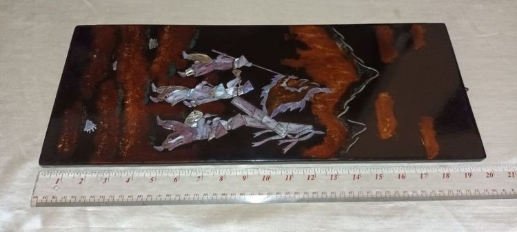 ภาพแขวนจีนฝังมุกบนแผ่นไม้ รูปที่ 4