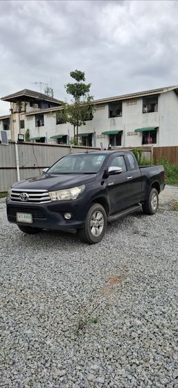 Toyota Hilux Revo 2015 2.4 G Prerunner Pickup ดีเซล เกียร์ธรรมดา ดำ รูปที่ 4