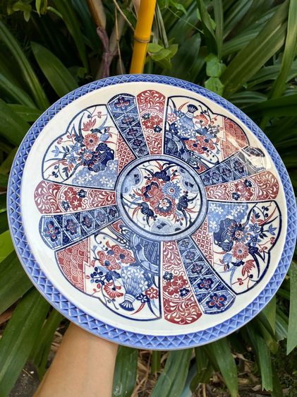 จานโชว์กระเบื้องญี่ปุ่น (porcelain) ลายคราม รูปที่ 2