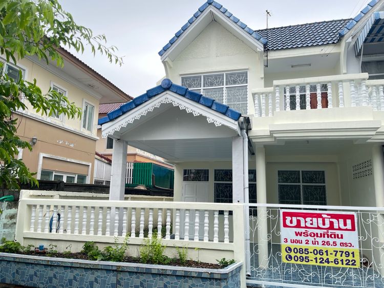 ไม่มี ขายด่วนมาก ทาวเฮ้าส์ 3 นอน 2 น้ำ 26.5 ตรว. หลังริม เจ้าของขายเอง รีโนเวทเรียบร้อยพร้อมเข้าอยู่ รูปที่ 2