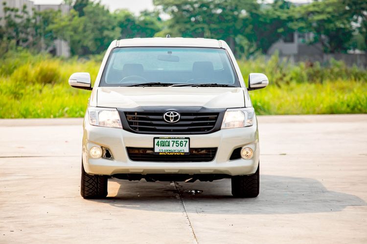 Toyota Hilux Vigo Champ 2012 Smart Cab 2.7 J Pickup เบนซิน NGV เกียร์ธรรมดา น้ำตาล รูปที่ 2