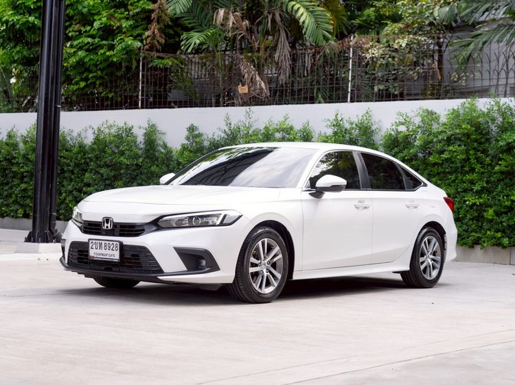 Honda Civic 2021 1.5 EL+ Sedan เบนซิน ไม่ติดแก๊ส เกียร์อัตโนมัติ ขาว รูปที่ 3