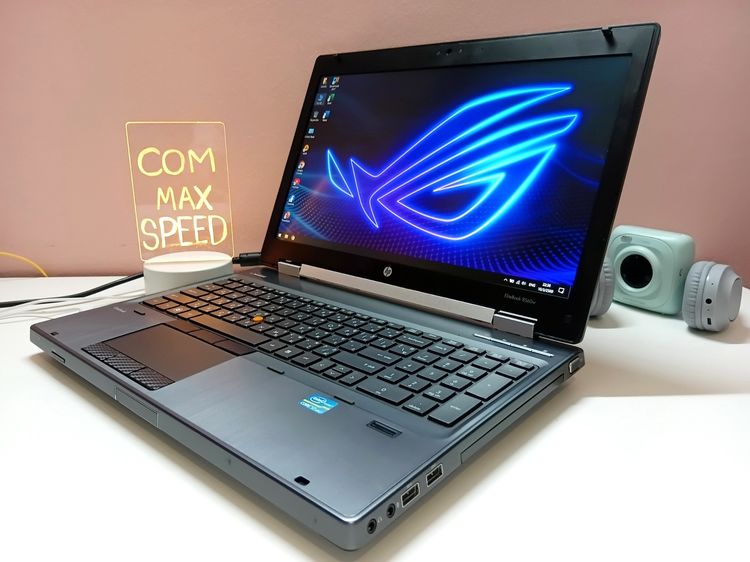 โน๊ตบุ๊ค HP8560w ซีพียู I7-2760QM แรม 8GB HDD 320GB การ์ดจอ AMD FirePro M5950 จอ15.6นิ้ว WIN10 แบต 1ชม รูปที่ 3