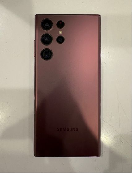 samsung s22ultra เครื่องศูนย์ไทย 512gb สีburgundy