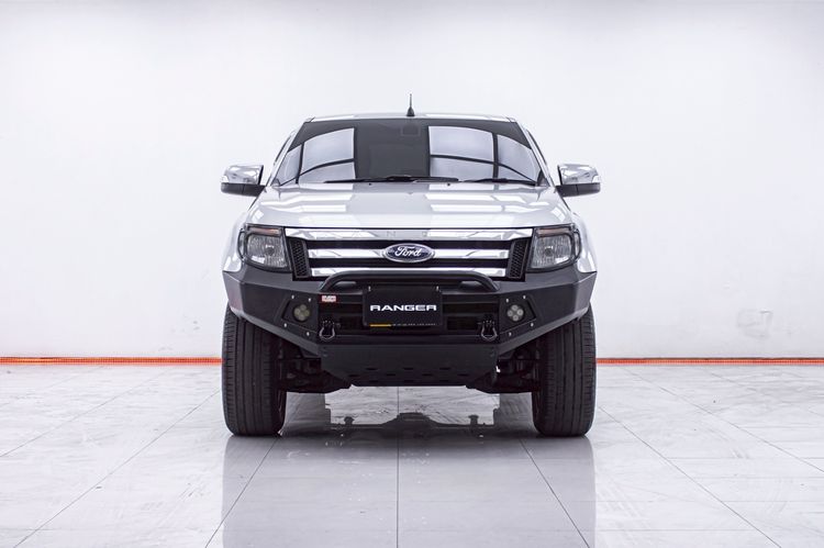 Ford Ranger 2014 2.2 Hi-Rider XLT Pickup ดีเซล ไม่ติดแก๊ส เกียร์ธรรมดา เทา รูปที่ 4