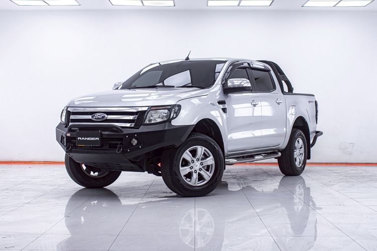 Ford Ranger 2014 2.2 Hi-Rider XLT Pickup ดีเซล ไม่ติดแก๊ส เกียร์ธรรมดา เทา
