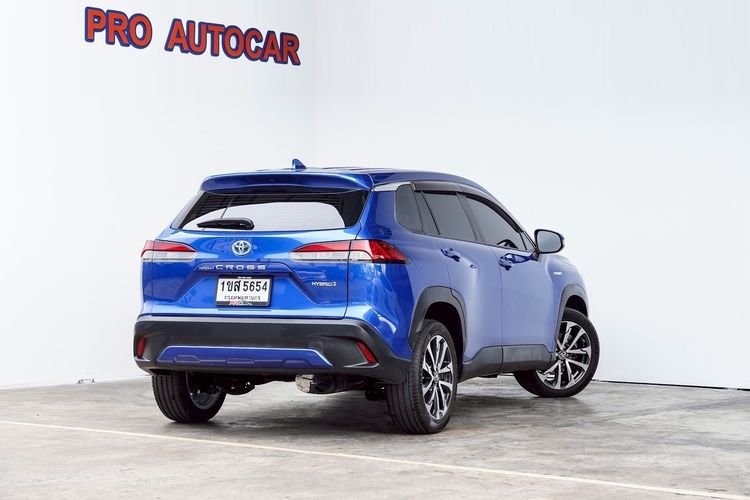 Toyota Corolla Cross 2021 1.8 Hybrid Premium Utility-car ไฮบริด ไม่ติดแก๊ส เกียร์อัตโนมัติ น้ำเงิน รูปที่ 3