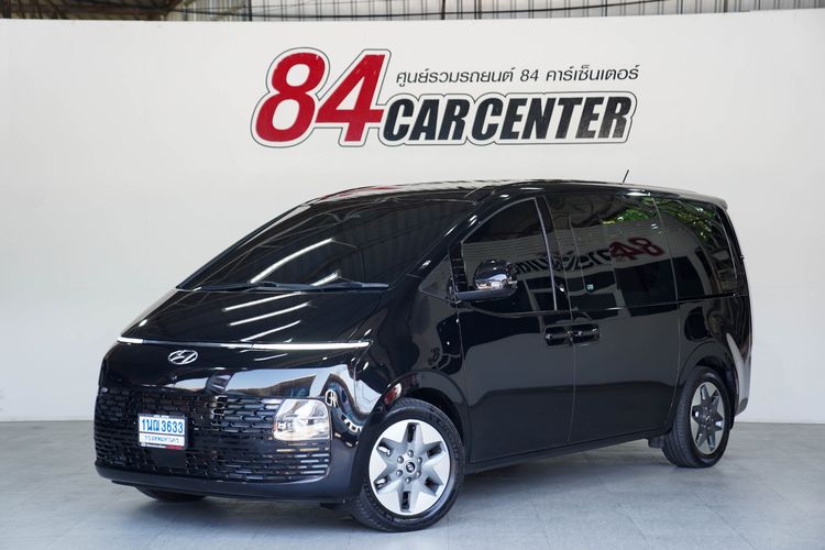 Hyundai Staria 2022 2.2 SEL Van ดีเซล ไม่ติดแก๊ส เกียร์อัตโนมัติ ดำ รูปที่ 2