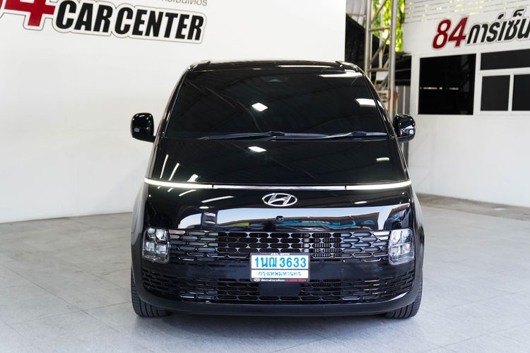 Hyundai Staria 2022 2.2 SEL Van ดีเซล ไม่ติดแก๊ส เกียร์อัตโนมัติ ดำ รูปที่ 3