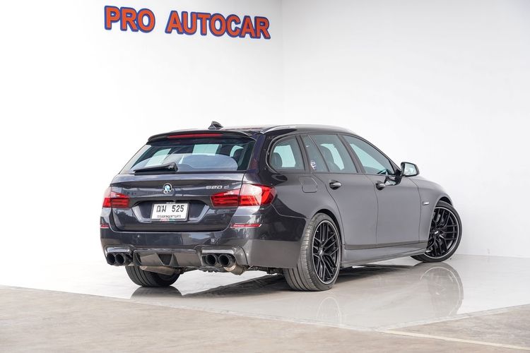 BMW Series 5 2012 520d Sedan ดีเซล ไม่ติดแก๊ส เกียร์อัตโนมัติ เทา รูปที่ 3