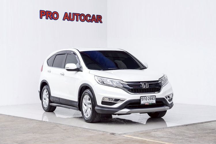 Honda CR-V 2017 2.0 E 4WD Utility-car เบนซิน ไม่ติดแก๊ส เกียร์อัตโนมัติ ขาว รูปที่ 2