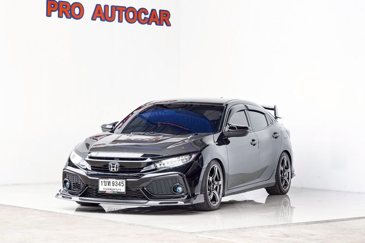 Honda Civic 2019 1.5 Turbo RS Sedan เบนซิน ไม่ติดแก๊ส เกียร์อัตโนมัติ ดำ