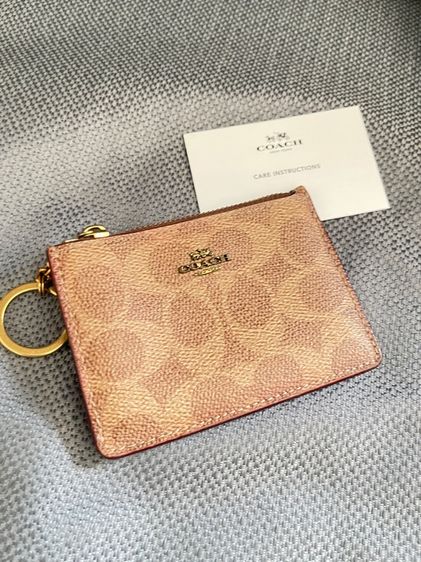 หญิง น้ำตาล หนังแท้  Coach Wallet Card ของใหม่ 900 ขาดทุน 