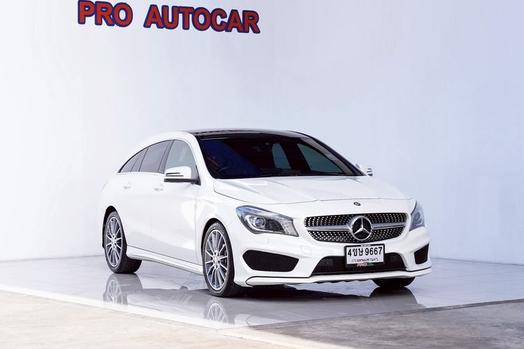 Mercedes-Benz CLA-Class 2016 CLA250 AMG Sedan เบนซิน ไม่ติดแก๊ส เกียร์อัตโนมัติ ขาว รูปที่ 2