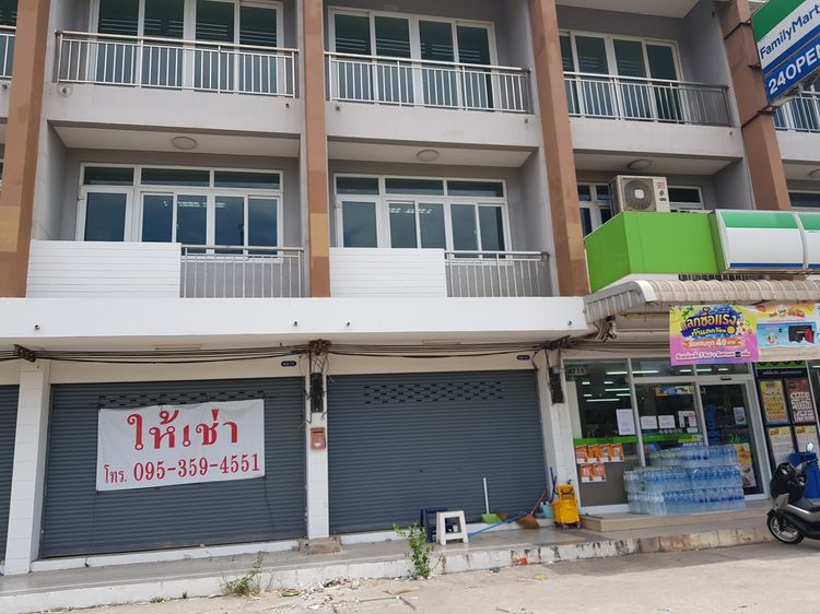 ให้เช่าตึกแถวสินสาคร ติด family mart หน้าหมู่บ้านซื่่อตรงสารินและนิคมอุตสาหกรรมสินสาคร รูปที่ 2