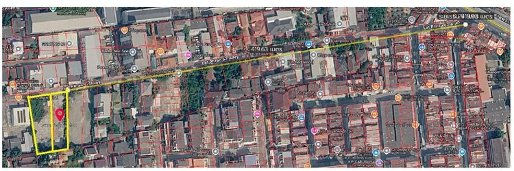 ขายที่ดิน 561.6 ตารางวา หรือ 1 ไร่ 1 งาน 61.6 ตารางวา ทำเลธุรกิจปัจจุบันลาดพร้าว 62 วิ่งตรงจากถนนลาดพร้าว 420 เมตร ที่เก่าเก็บครอบครัว FAST