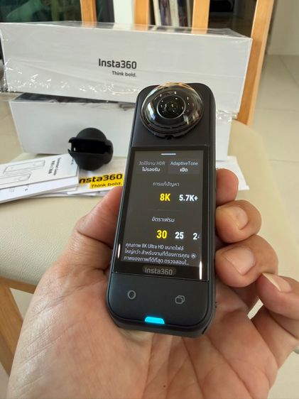 กล้อง insta360 X5 Essentials Bundle มือสองสภาพนางฟ้า อุปกรณ์ครบกล่อง แบต2ก้อนที่ชาร์จ ไม้ล่องหน รูปที่ 5