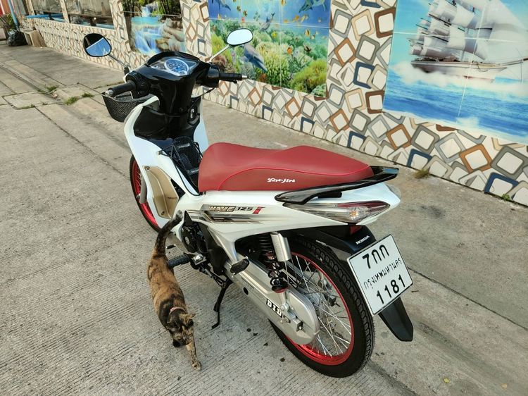 🛵ยังไงก็ขาย WAVE125i ปี 55 เครื่องดี สีสวย สตาร์ทมือ(ท่อดัง เครื่องเงียบ เดินหอบ)ขายตามสภาพ รถบ้านพร้อมใช้งาน เปลี่ยนน้ำมันเครื่องฟรี รูปที่ 6