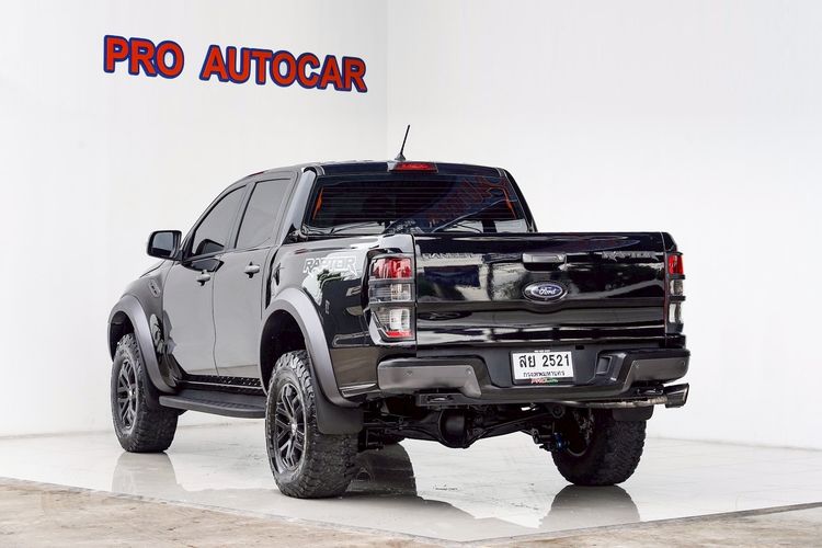 Ford Ranger 2018 Raptor 2.0 Bi-Turbo 4WD Pickup ดีเซล ไม่ติดแก๊ส เกียร์อัตโนมัติ ดำ รูปที่ 3