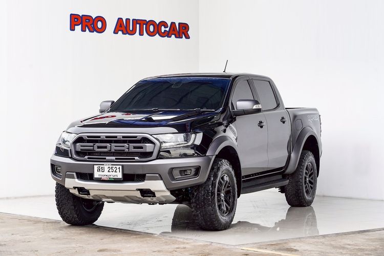 รถ Ford Ranger Raptor 2.0 Bi-Turbo 4WD สี ดำ