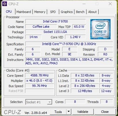 PC Desktop คอมพิวเตอร์ตั้งโต๊ะ i7-9700 Ram16G SSD512GB Wifi+Bluetooth , Win10 Pro รูปที่ 3