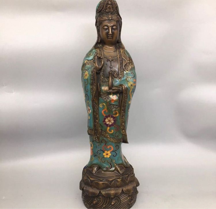 ✨พระโพธิสัตว์กวนอิม (เจ้าแม่กวนอิม) ถมปัด