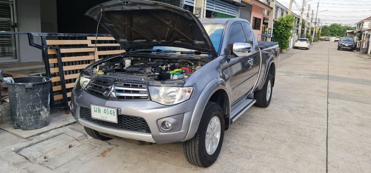 Mitsubishi Triton 2014 2.5 VG Turbo Pickup ดีเซล เกียร์ธรรมดา เทา รูปที่ 3