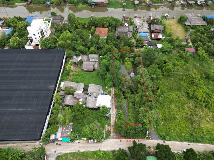 ที่ดินนนทบุรี ตำบลบางรักน้อย อำเภอเมืองนนทบุรี เข้าจากถนนราชพฤกษ์ 1.5 กม