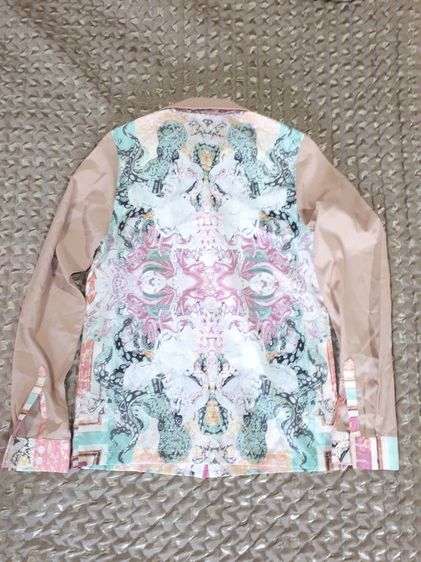 มือสอง  เสื้อเชิ้ตแขนยาวสีน้ำตาล  ป้าย Redflamingo ไซส์ M รูปที่ 3