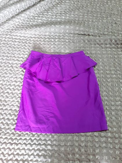 มือสอง  กระโปรงทรงสอบสีม่วง ป้าย Matilda  ไซส์ M รูปที่ 4