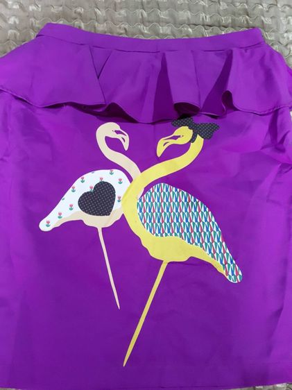 มือสอง  กระโปรงทรงสอบสีม่วง ป้าย Matilda  ไซส์ M รูปที่ 2