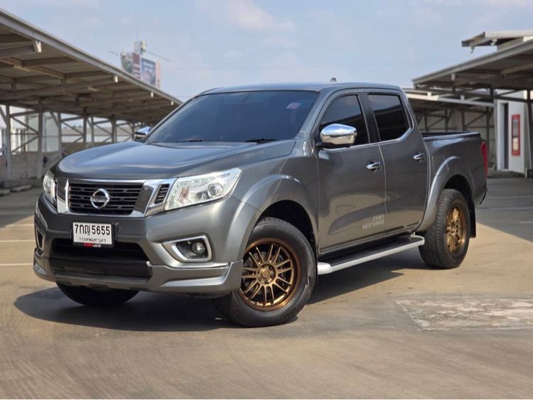 Nissan Navara 2018 Pickup ดีเซล ไม่ติดแก๊ส เกียร์อัตโนมัติ เทา รูปที่ 3