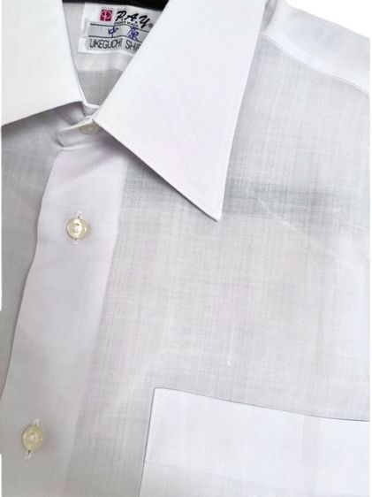 Ukeguchi Shirt เชิ้ตสีขาว ใส่ทำงาน เรียน สอบ เสื้อสั่งตัด จากแบรนด์ญี่ปุ่น รูปที่ 3