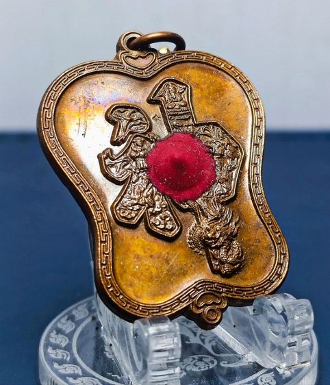 พัดจีน รุ่นแรกปี45 วัดจุฬามณี เจิมเดิมสวยๆ