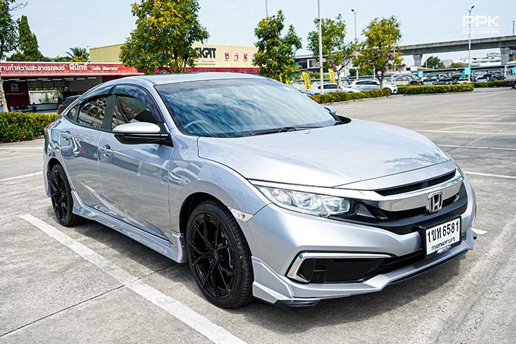 Honda Civic 2021 1.8 E i-VTEC Sedan เบนซิน ไม่ติดแก๊ส เกียร์อัตโนมัติ เทา รูปที่ 3