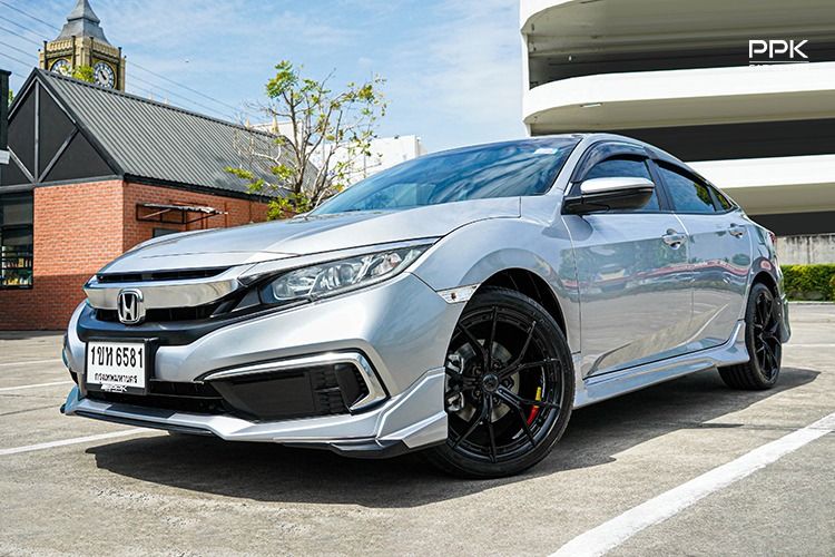 Honda Civic 2021 1.8 E i-VTEC Sedan เบนซิน ไม่ติดแก๊ส เกียร์อัตโนมัติ เทา