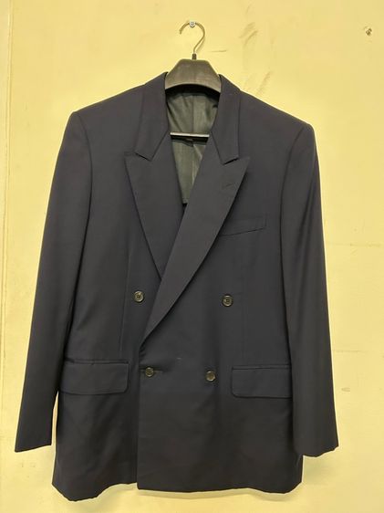 เสื้อสูท 4 กระดุม สีกรมท่า ไซส์ 47-48 ส่งฟรี 