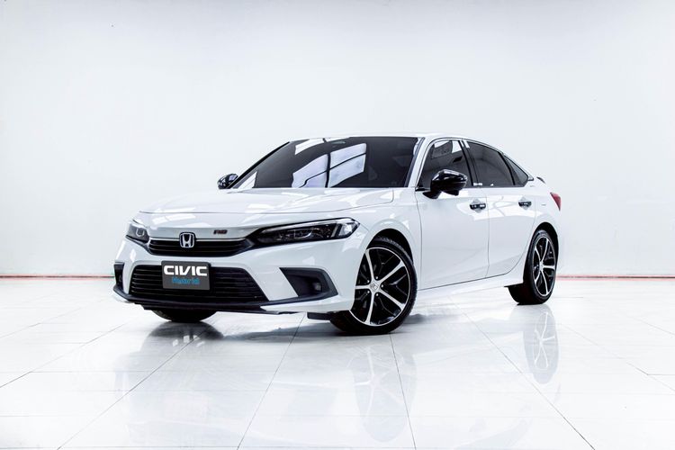 Honda Civic 2024 2.0 eHEV RS Sedan ไฮบริด ไม่ติดแก๊ส เกียร์อัตโนมัติ ขาว รูปที่ 4