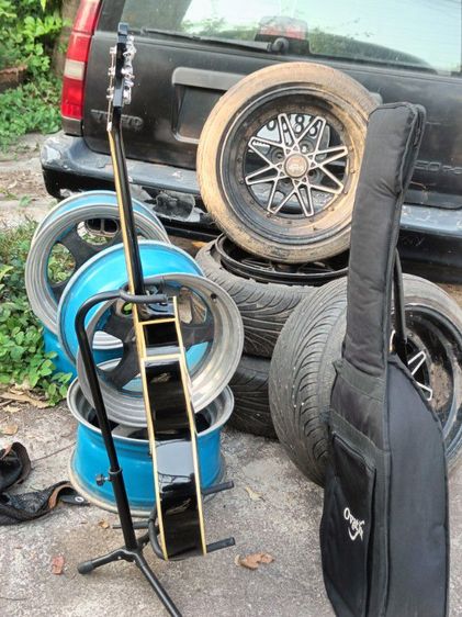 กีตาร์โปร่งไฟฟ้า Greg Bennett TMJ‑5CE BK รูปที่ 9