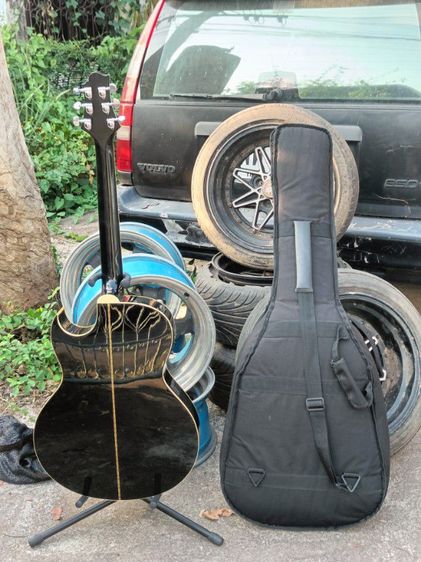 กีตาร์โปร่งไฟฟ้า Greg Bennett TMJ‑5CE BK รูปที่ 6