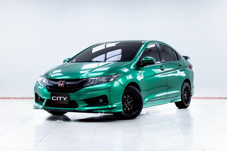 Honda City 2015 1.5 S Sedan เบนซิน ไม่ติดแก๊ส เกียร์อัตโนมัติ เขียว รูปที่ 4