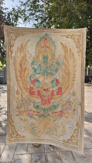 ผ้ายันต์เขียนมือสวยๆ ผืนใหญ่